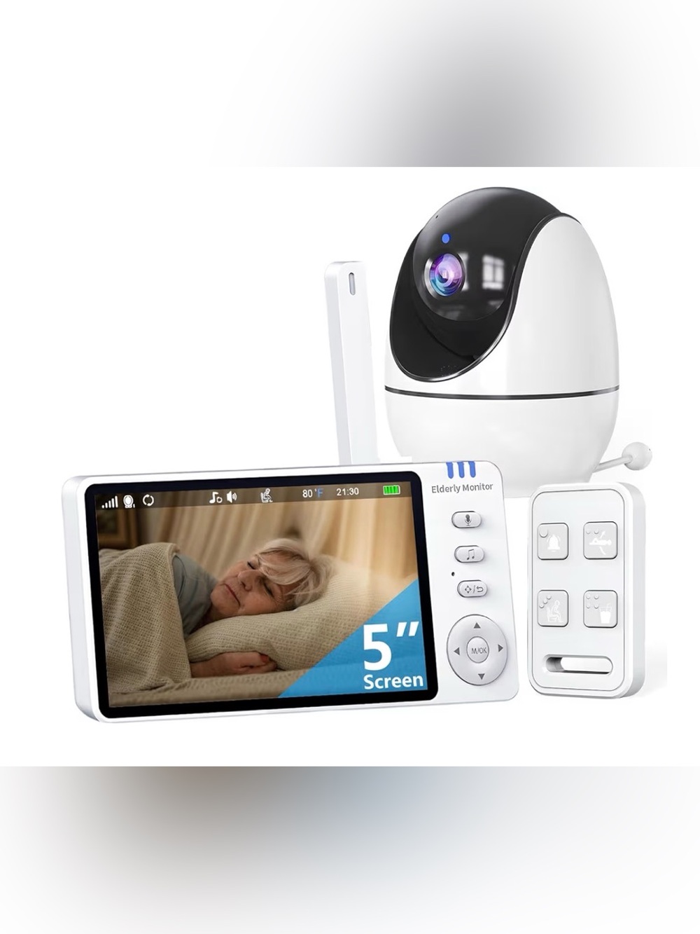 Elderly Monitor with Camera and Audio & Call Button, 2-Way